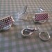 Medium Size Silver Ribbon Crimps Clasps 3/8 inch or 10mm with Jump RIngs & Lobster Clasps - 3 Sets