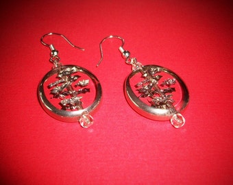 Glass earring