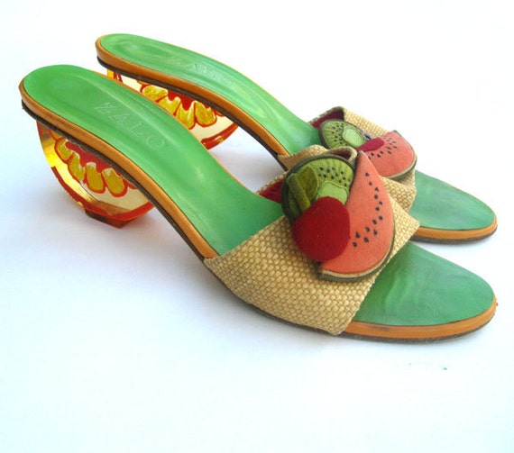 kiwi green heels