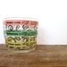 1950s Cocktail Recipe Glass Ice Bucket- Retro