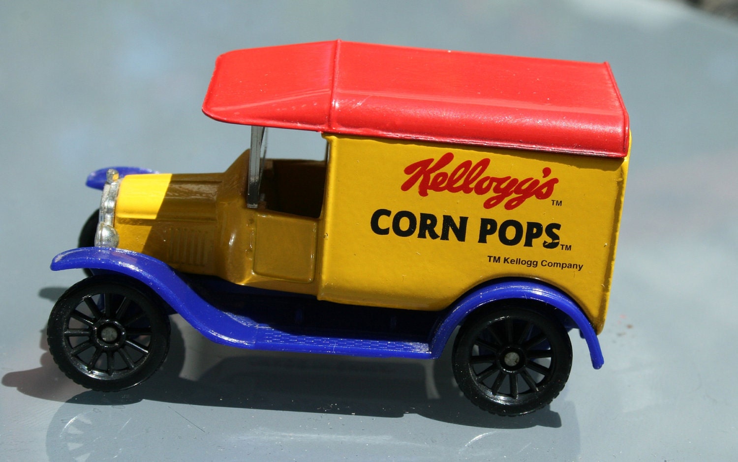 Kellogg's Corn Pops Matchbox car