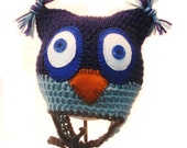 Owl Hat size 1 newborn