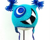 Crochet Hat CrazyMouth Monster