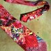 Vintage Italian Tie in Red Silk by Papillon 1980s
