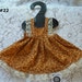 American Girl 18 inch Doll Madame Alexander What A Doll Pinafore Full Apron Jumper Cotton Blend Fabric Lace Trim Fashion Clothing Kids
