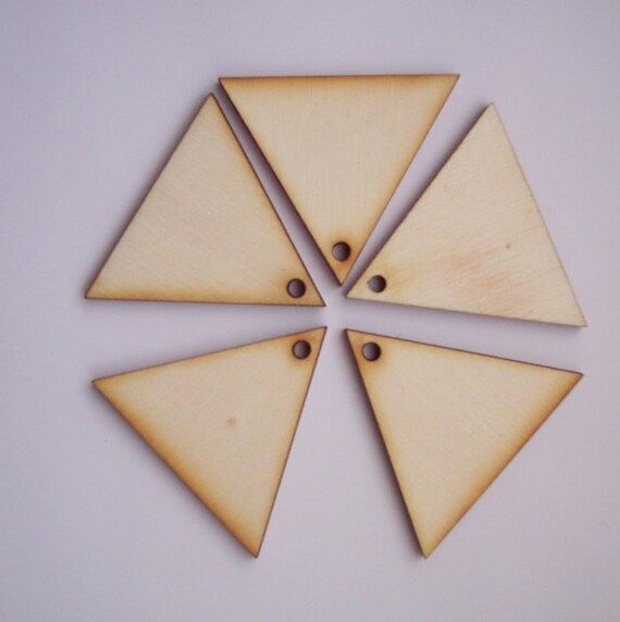 Items similar to 20 Pieces TRIANGLE Shape for Scrapbooking, Earrings ...
