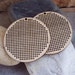 DO IT YOURSELF. Wood Needlecraft Pendant, Brooch, Necklace or Earring -2 pieces Blanks-