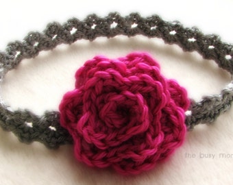 CROCHET Headband PATTERN - "Elegance" - All sizes included - Beginner - PDF 301 - Sell what you Make