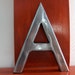 Scrap metal Letter A Handmade