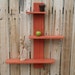 Handmade funky wall shelf