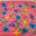 Beautiful Pink Floral Liz Claiborne Silk Scarf - 31 x 31 Square - Best of the Best