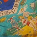 Lovely Small Antique Silk Scarf Handkerchief - 12 x 12 Square - AUGUST