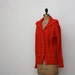 1960's Cherry Red Cableknit Cardigan
