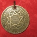 Authentic Vintage Morocco Coin Sun Pendant