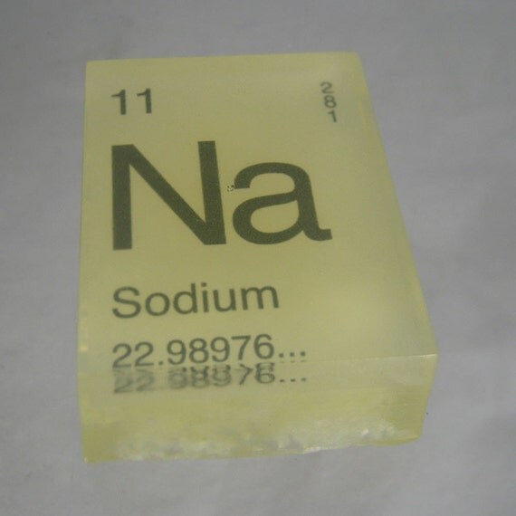 In Your ELEMENT Periodic Table SOAP Na SODIUM Vegan