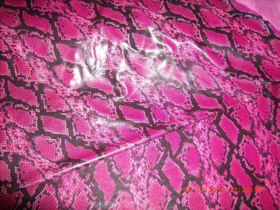 pink snake print pants