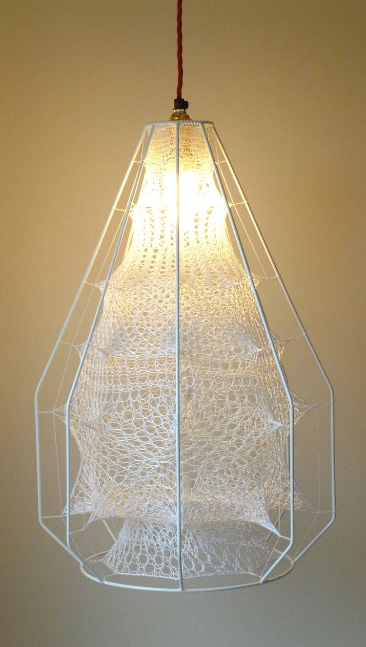 Ethereal Cocoon Lampshade by abigaildace on Etsy