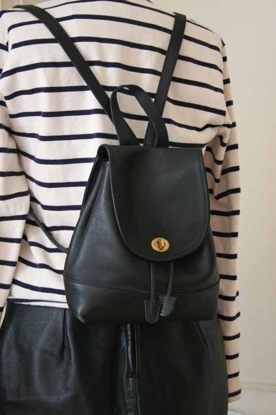 black coach backpacks