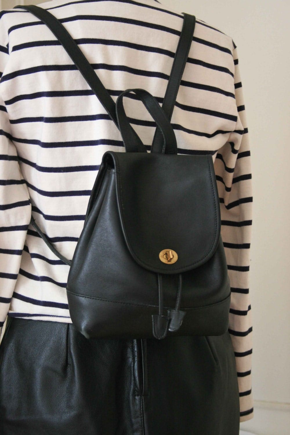 coach backpacks leather