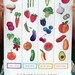 Eat Seasonally Poster//Art Print//Seasonal Fruits and Vegetables Kitchen Print//Cyber Etsy Monday