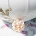 Pearl Necklace - Cluster of Pink, Peach, Rose, Blush, Mauve, Pearl Ball, Sterling Silver Chain