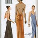 Lined Flared or Slightly Flared Bias Dress With Optional Big Bow Sewing Pattern - Vogue 7365 - Sizes 12-14-16