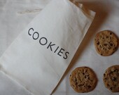 10 Large Cookie / Treat Gift Bags 6x10 - Organic Muslin Cotton Drawstring Bags - Great For Cookies Il_170x135