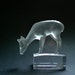 lalique deer figurine