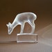 lalique deer figurine