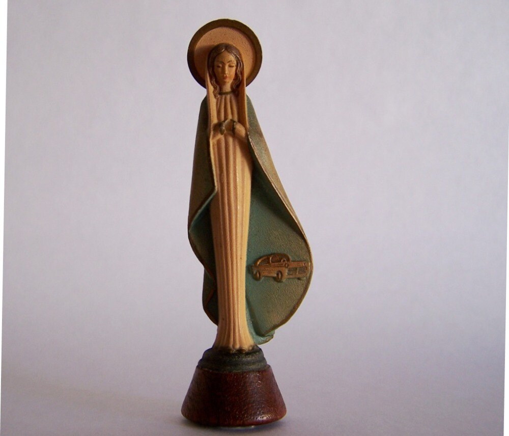 Reserved For Concordnc Virgin Mary Dashboard by TheVintageBug