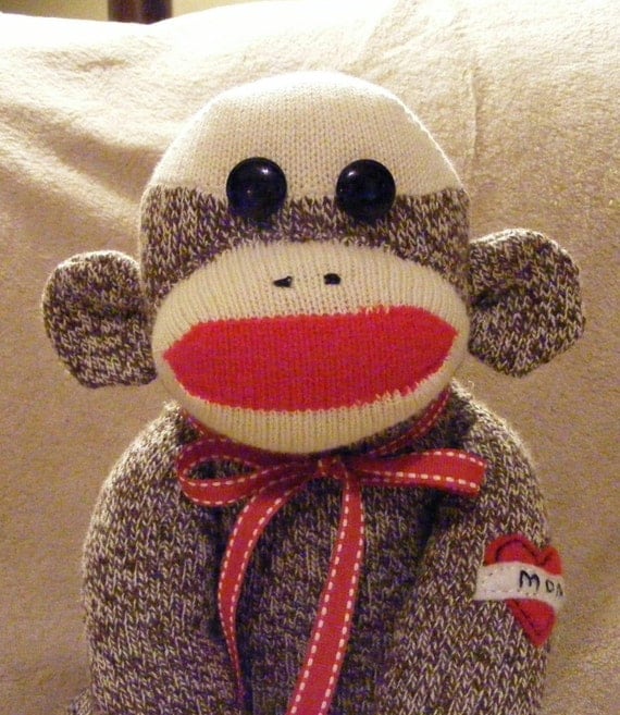 brown sock monkey