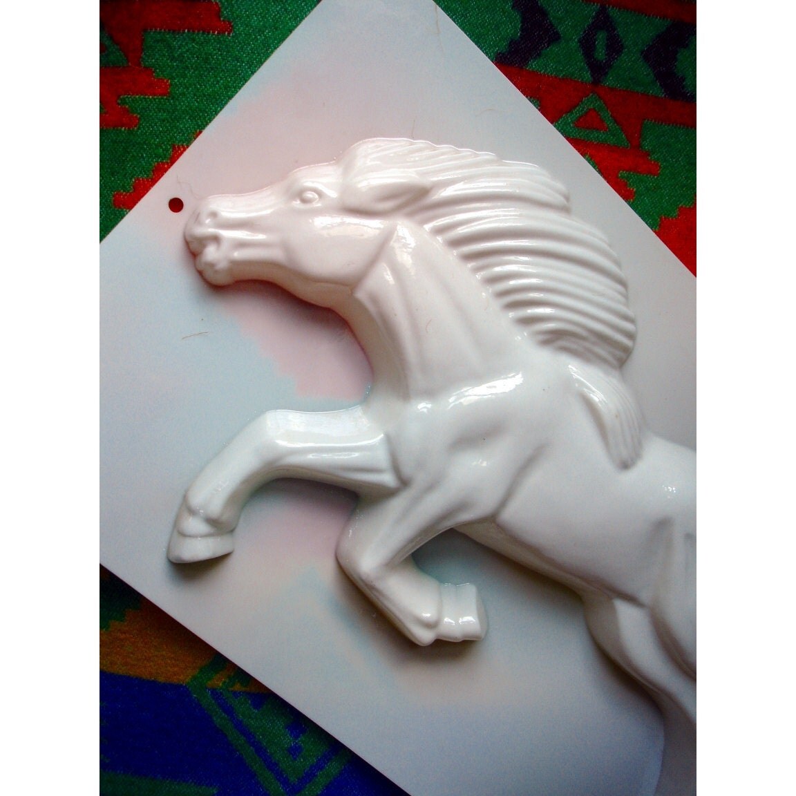 HUGE Vintage HORSE Mold . Plaster Casting . 3D . Crafts