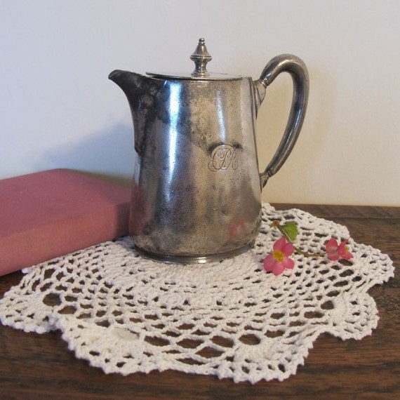 Antique Silver Plated Teapot Canadian Pacific Railway Circa