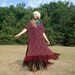 Crocheted Poncho with Long Fringe & Bohemian Hippie Flair OOAK