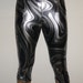 Silver and black metallic spandex leggings-any size