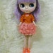 Neo Blythe outfits, Clothing, orange roses Dress B33