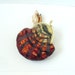 Wet Felted Shell coin purse Ready to Ship with bag frame metal closure Handmade gift for her under 50 USD