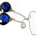 LP 716 Sapphire Blue Quartz Earrings "Great For Mother's Day"
