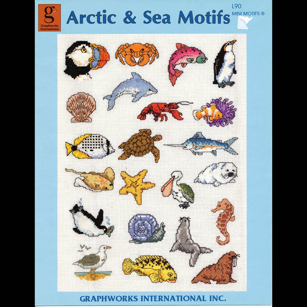 Arctic and Sea Motifs cross stitch chart
