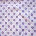 Vintage 1970s Cotton Fabric Purple Polka Dots 36 inch wide