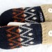 Handmade Mittens, Fireside Glow, Upcycled, Ladies or Teen