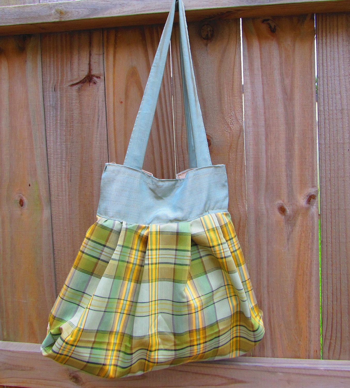 purse plaid