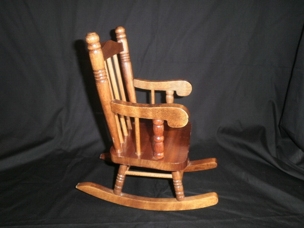 antique doll rocking chair