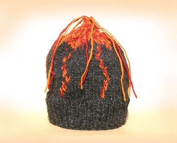 Items similar to Volcano hat - Inspired by nature - From wool on Etsy