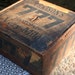 Very Old Vintage Orrison's Cigar Company Wood Box with Paper Covering Rustic Industrial Wonderful Graphics