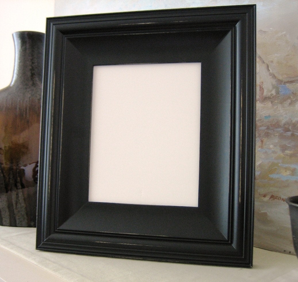 5x7 Cottage Black Distressed Picture Frame FREE SHIPPING