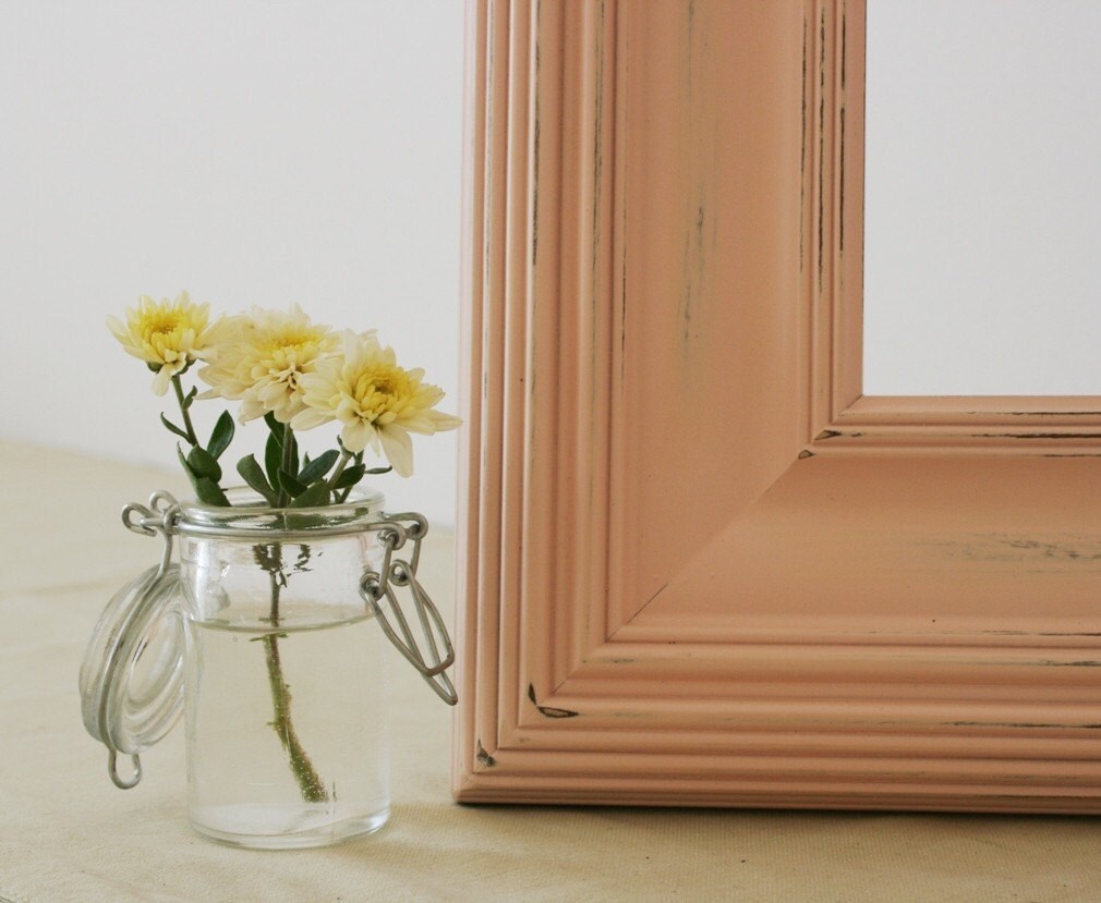 11x14 Distressed Wood Picture Frame / Vintage by ArtCityFrames