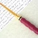 Letter Opener - Natural Purple Turned Wood - makes a pretty gift