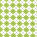 Robert Kaufman Remix Argyle in Lime Green, 1 Yard