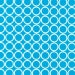 Robert Kaufman Metro Living Circles in Turquoise, 1 Yard